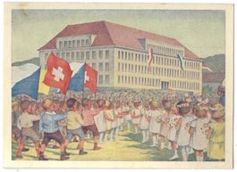 Jugendfest anl. d. Schulhausweihe Milchbuck = Zürich 6  1930