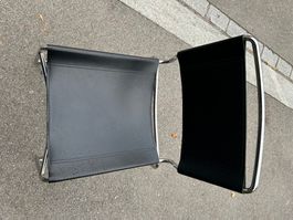 2 Freischwinger Stühle Chrom Top