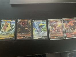 5 Pokemon V Karten Morpeko Coalossal Cramorant Set
