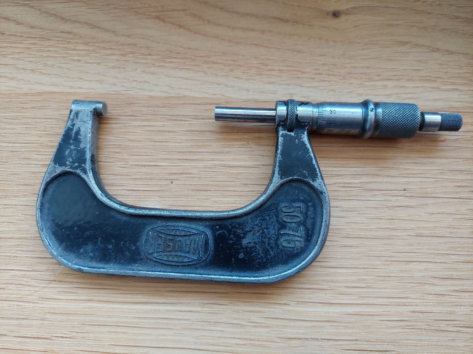 Messen: Antiker Mikrometer Hersteller Mauser 50 - 75 mm – Gebraucht aus Unterkulm von joerg221081