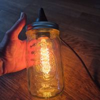 Mason Jar lamp