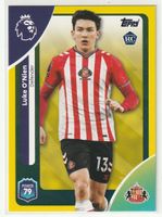 2026 Topps Premier League Luke O‘Nien Base Yellow Parallel