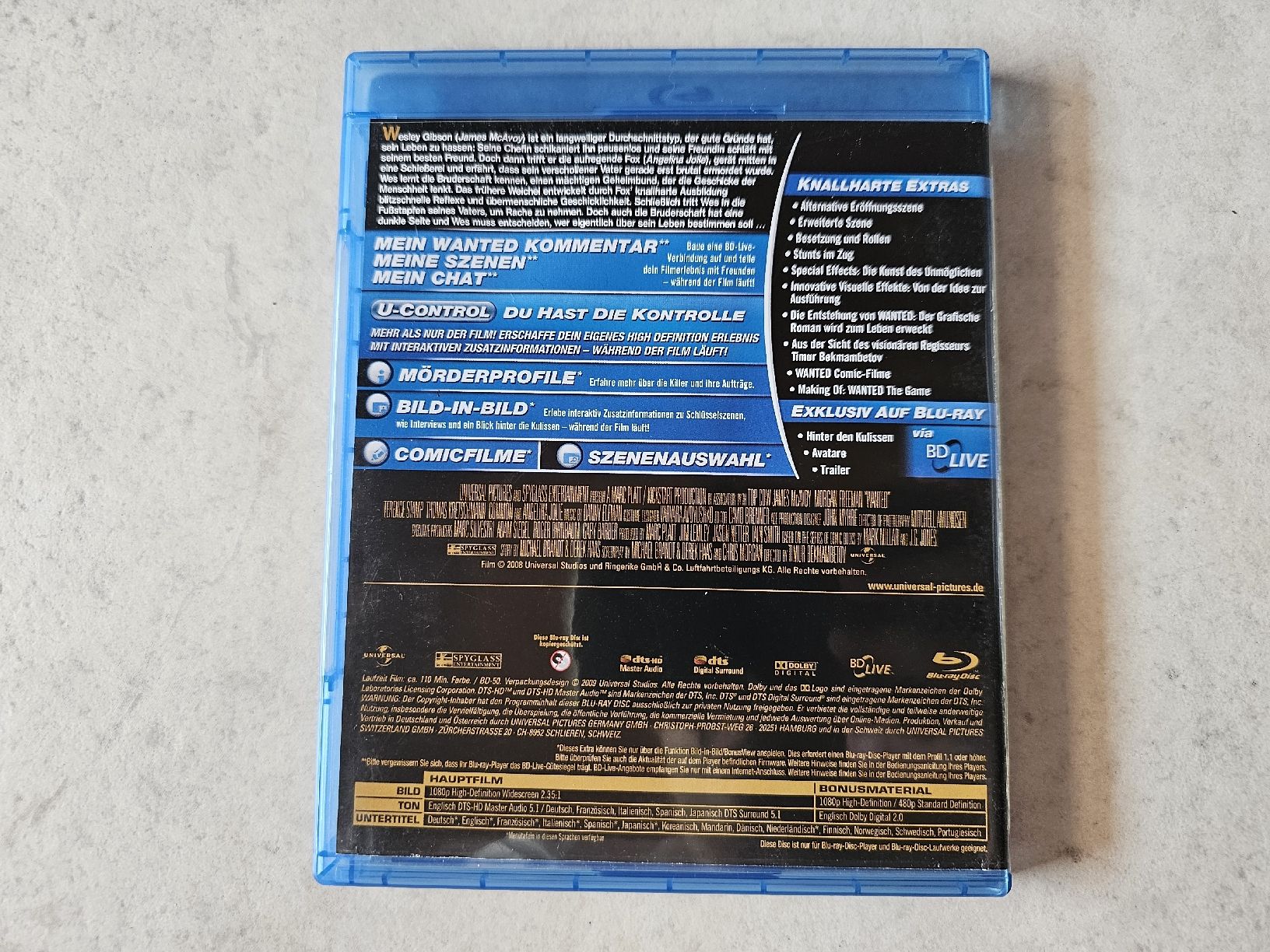 Alle DVDs: Wanted  /  Bluray – Gebraucht aus Schneisingen von backstore24 1