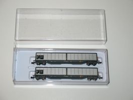 Schiebewandwagen-Set der SBB in Spur N/ Hobbytrain H23450