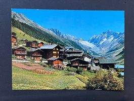 Weissenried, Lötschental mit Lötschenlücke und Schienhorn