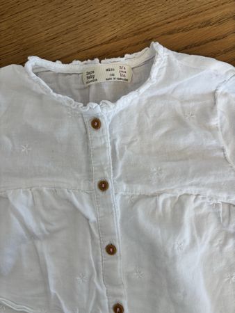 Zara Mädchen Sommerbluse bestickt Gr. 98-104, top Zustand