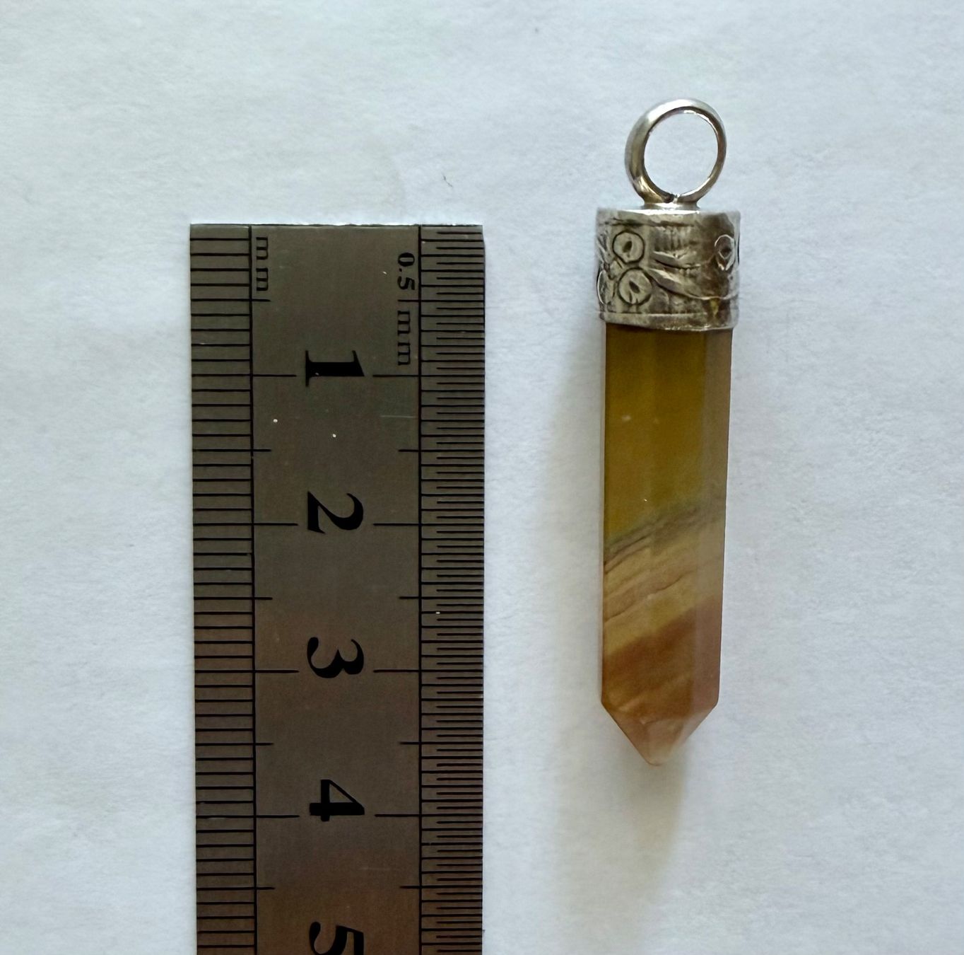 Ciondoli: Ciondolo fluorite e argento – Usato da Breganzona venduto da mas_tv72 2