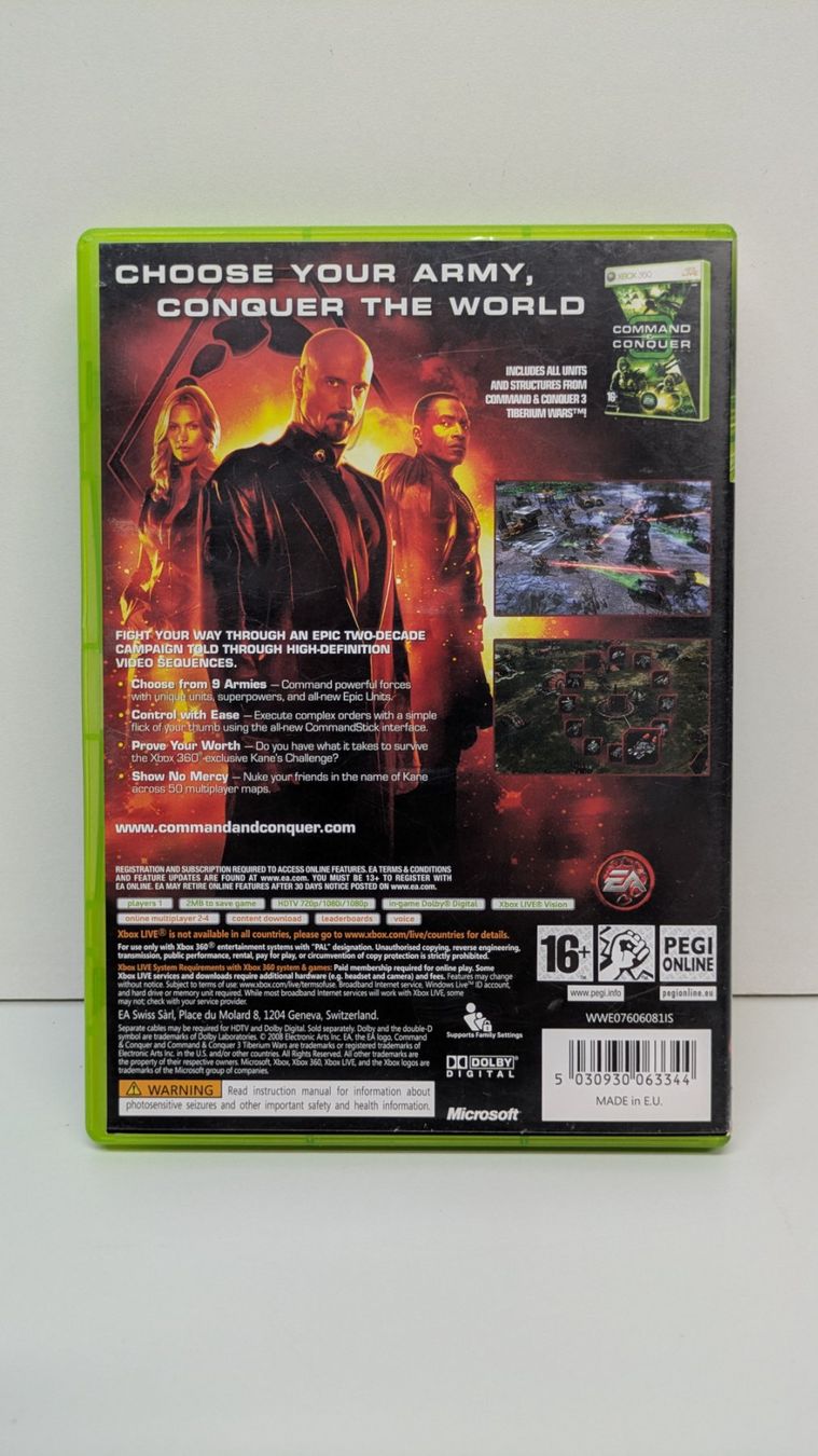 Giochi: Command & Conquer Sammlung für Xbox 360 – Usato da Menziken venduto da mame18 5