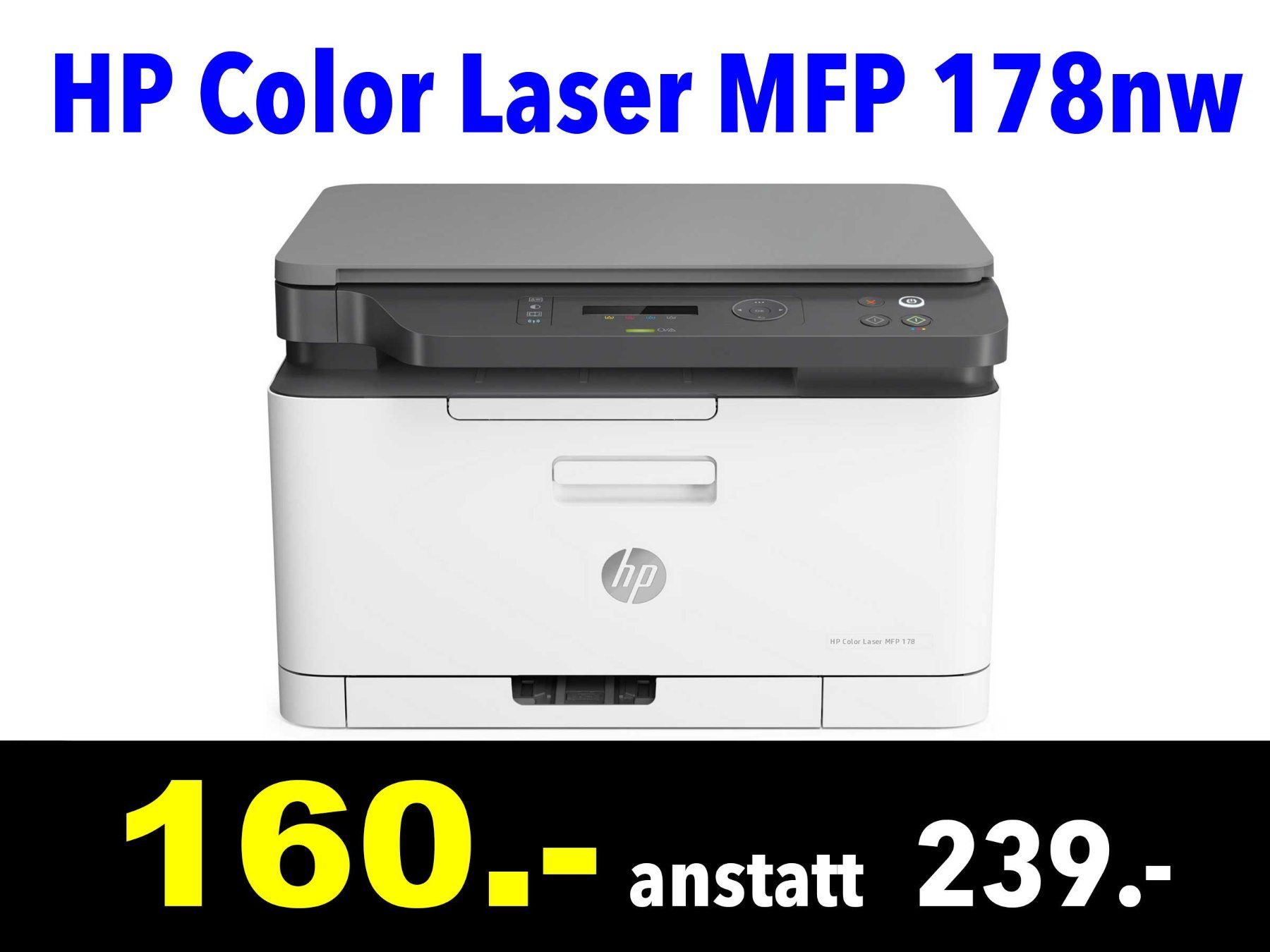 Hewlett Packard Stampanti: 🔴   Drucker HP Color Laser MFP 178nw /059C – Nuovo e nell'imballaggio originale da Zürich venduto da LUIS-B