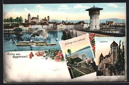 Rapperswil /SG, Aufstieg zum Lindenhof, 