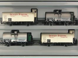 MÄRKLIN 4 Güterwagen aus 2857 Set