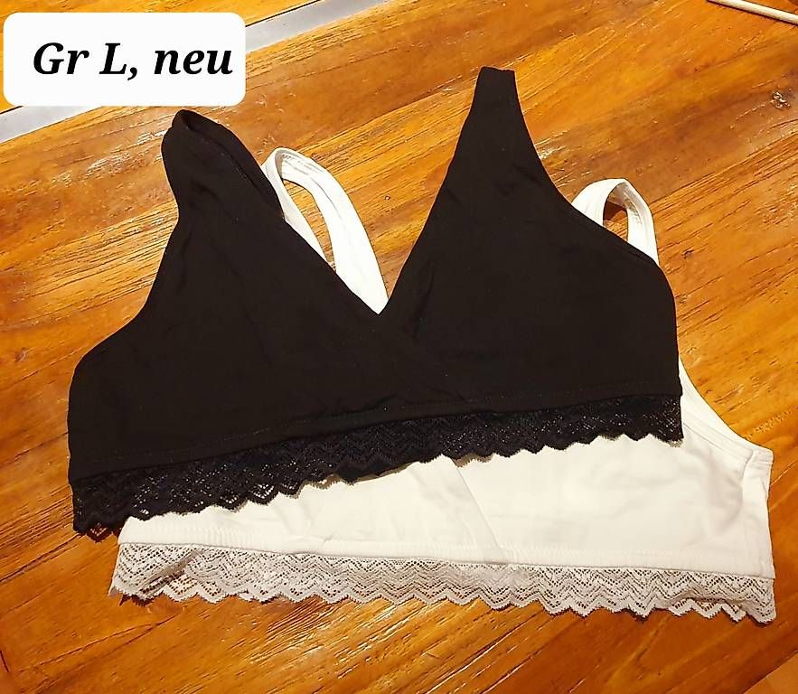 Sonstige Unterwäsche: 2 Still BHs, neu Gr L – Gebraucht aus Untereggen von atombesen007