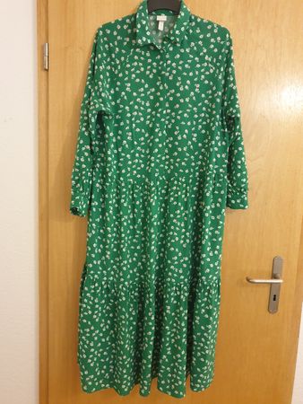 Robe longue, M, manche longue, viscose, excellent état