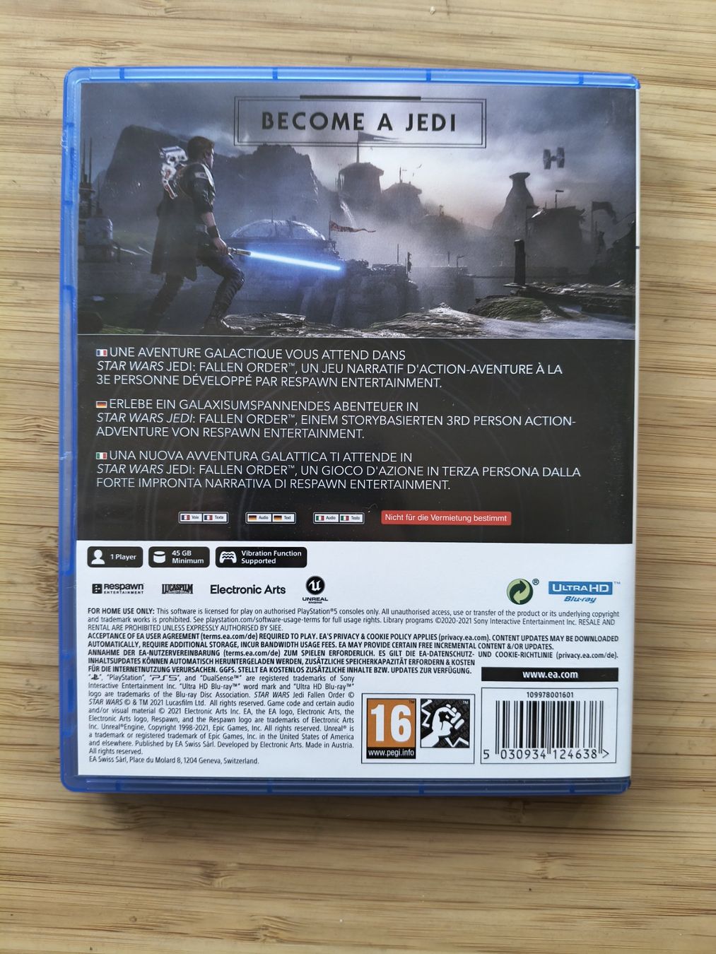 Spiele: Star Wars Jedi: Fallen Order (PS 5) – Gebraucht aus Riedholz von ste_96cd 1