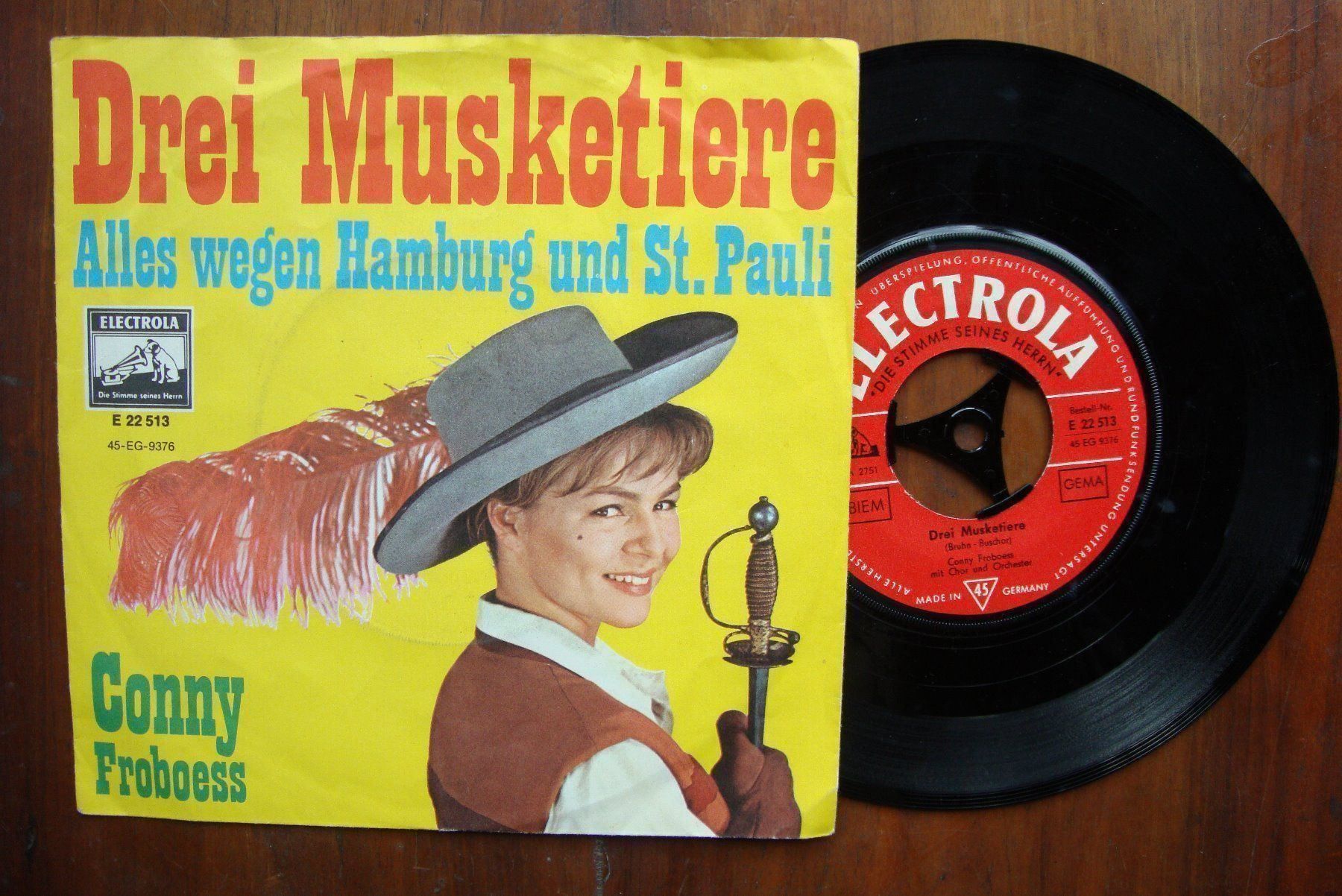 Dischi in vinile: CONNY FROBOESS - DREI MUSKETIERE – Usato da Bern venduto da Uli_10_11