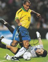 ROMARIO - handsignierter Bilddruck (21 x 27 cm) mit COA