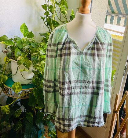 Sublime chemise BURBERRY en voile de coton super agréable L