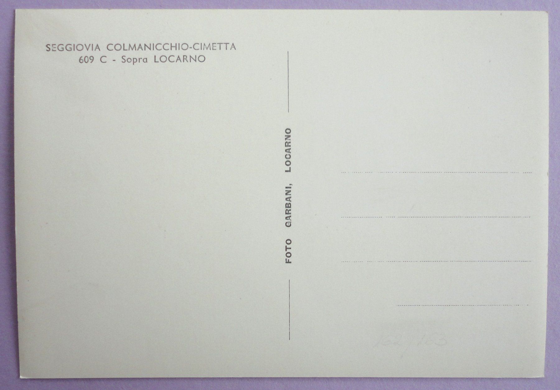Cartoline postali: Seggiovia Colmanicchio-Cimetta – Usato da Fétigny venduto da Billy2miny 1