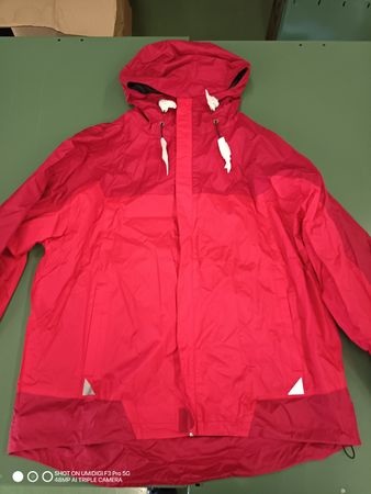 Regenjacke James & Nicholson JN134 rot Grösse L neu