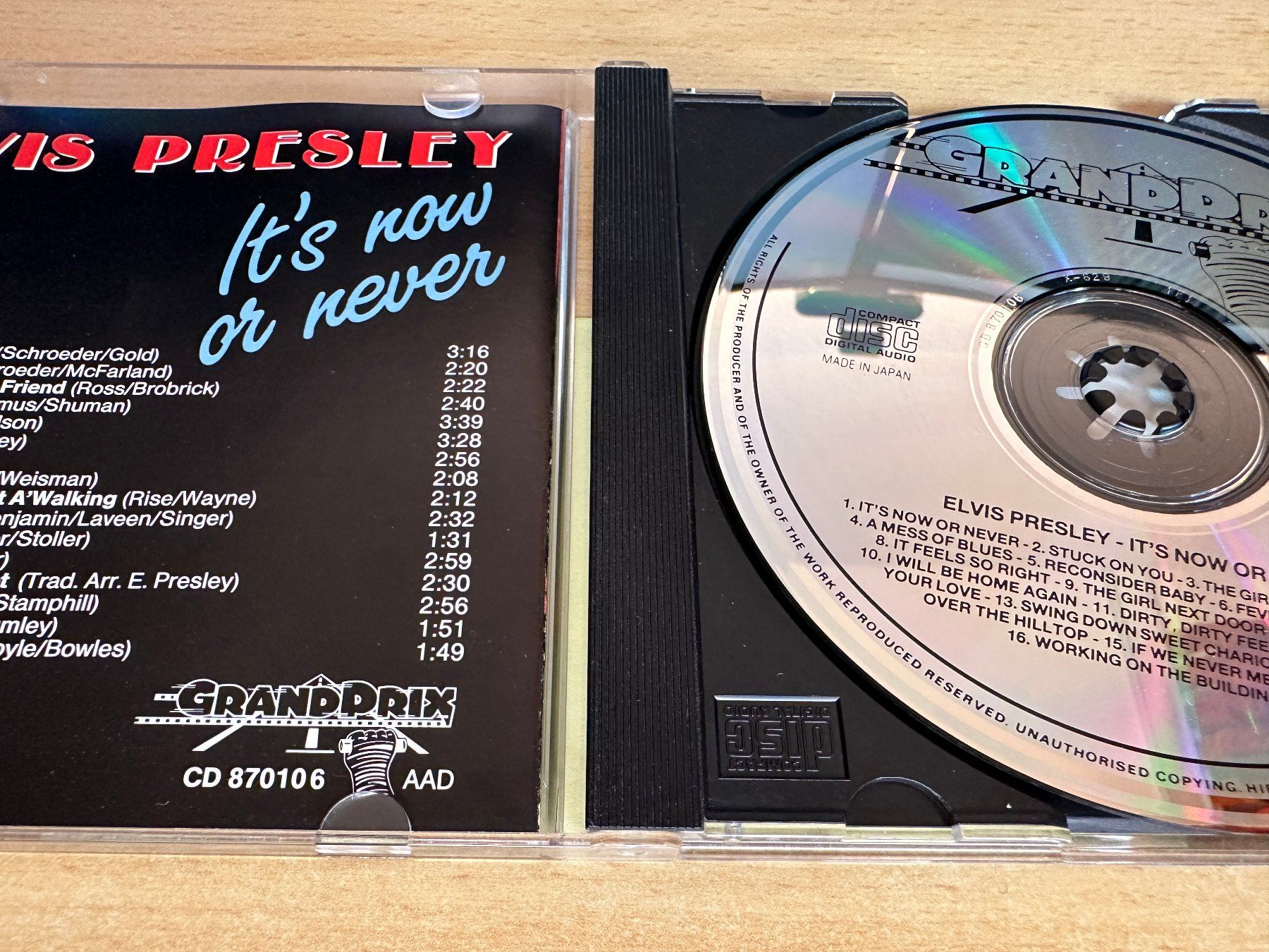 CD: Elvis Presley – It's Now Or Never – Usato da Rikon im Tösstal venduto da Alpenmutz 2