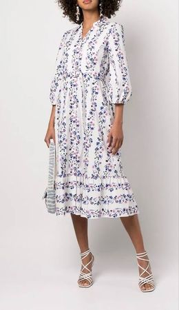 Marchesa Notte Floral Kleid NP 900
