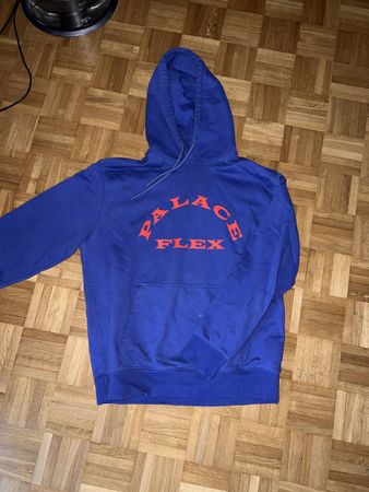 Palace Skateboards Hoodie Blau "Palace Flex"