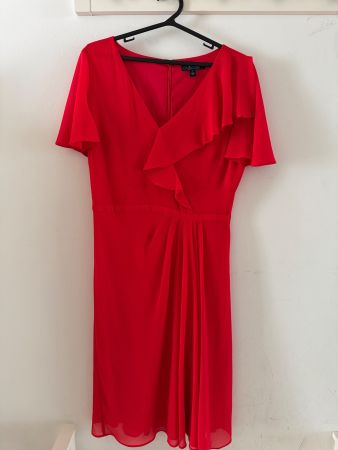 Elegantes rotes Kleid Lauren by Ralph Lauren