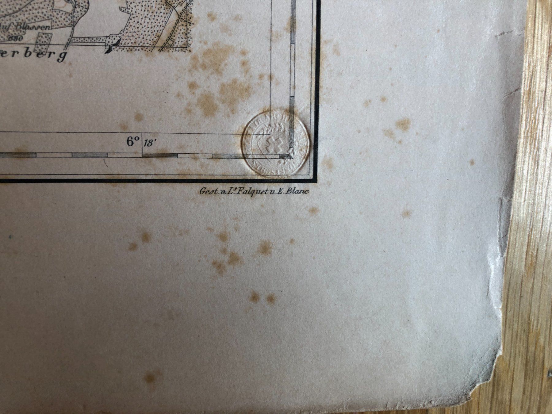 Landkarten & Atlanten: Siegfriedatlas Bl. 11: Staufenberg 1885 – Gebraucht aus Zürich von allp 5