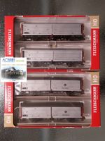 Fleischmann 533707/08 - 4 Schiebewandwagen DB - Einmalserie!