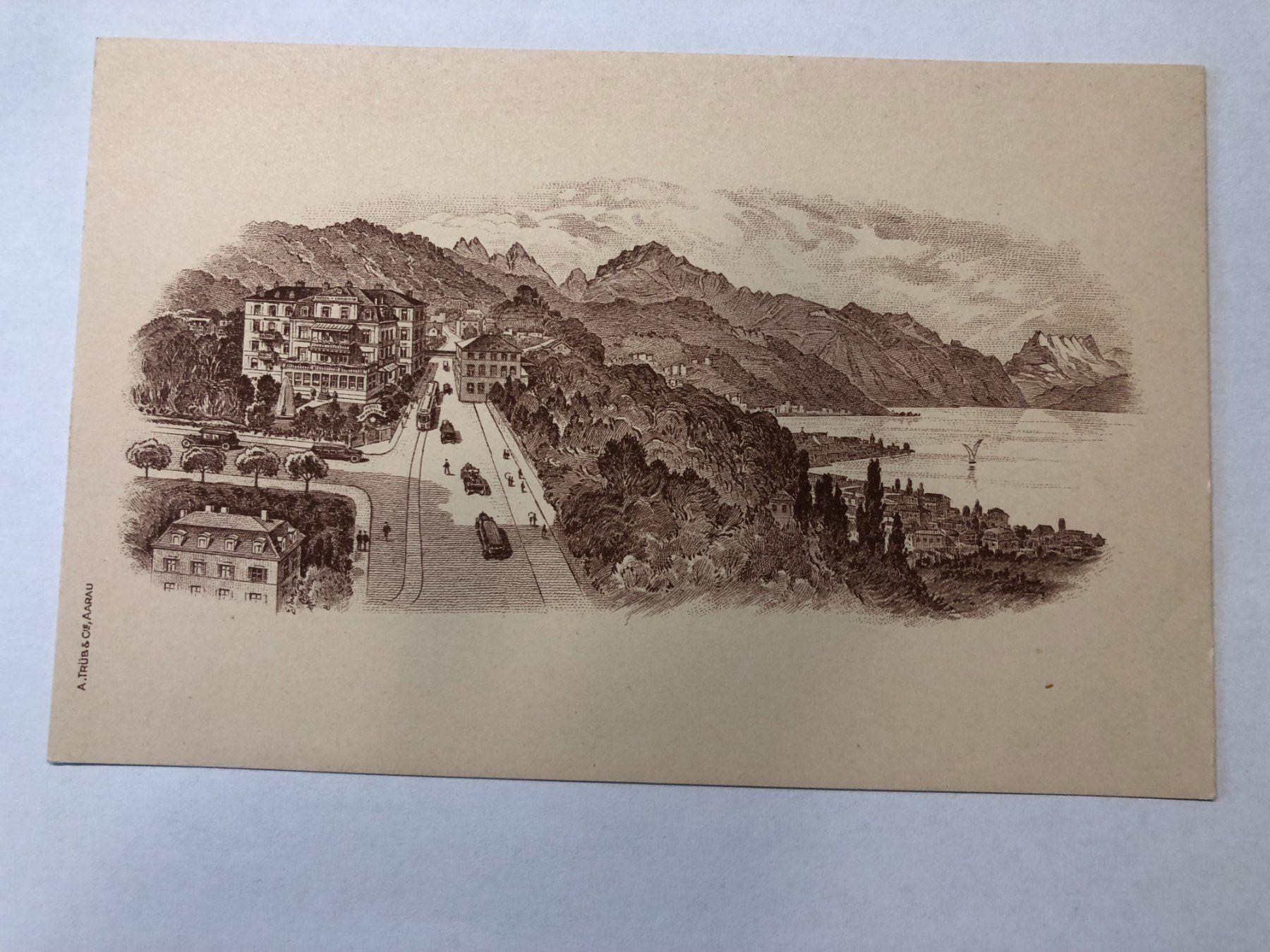 Cartes postales: Hotel du Chatelard  - Clarens - Montreux – D'occasion à Pfäffikon ZH par Waltoversand