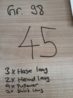Kinderkleider Paket 45 Gr.98