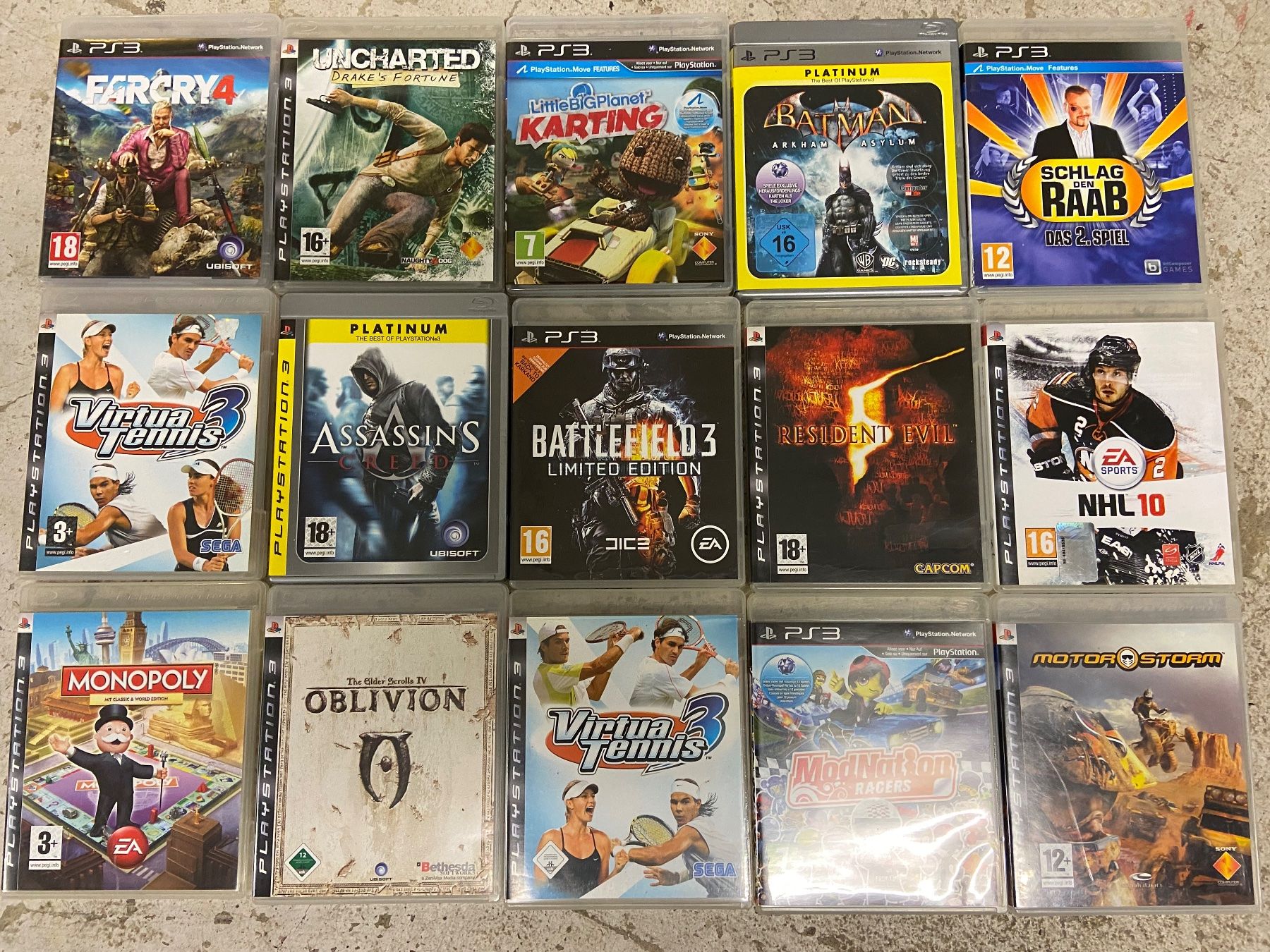 Sony Giochi: Set mit 15 PS3-Spielen – Usato da BERNEX venduto da steeveas74 2