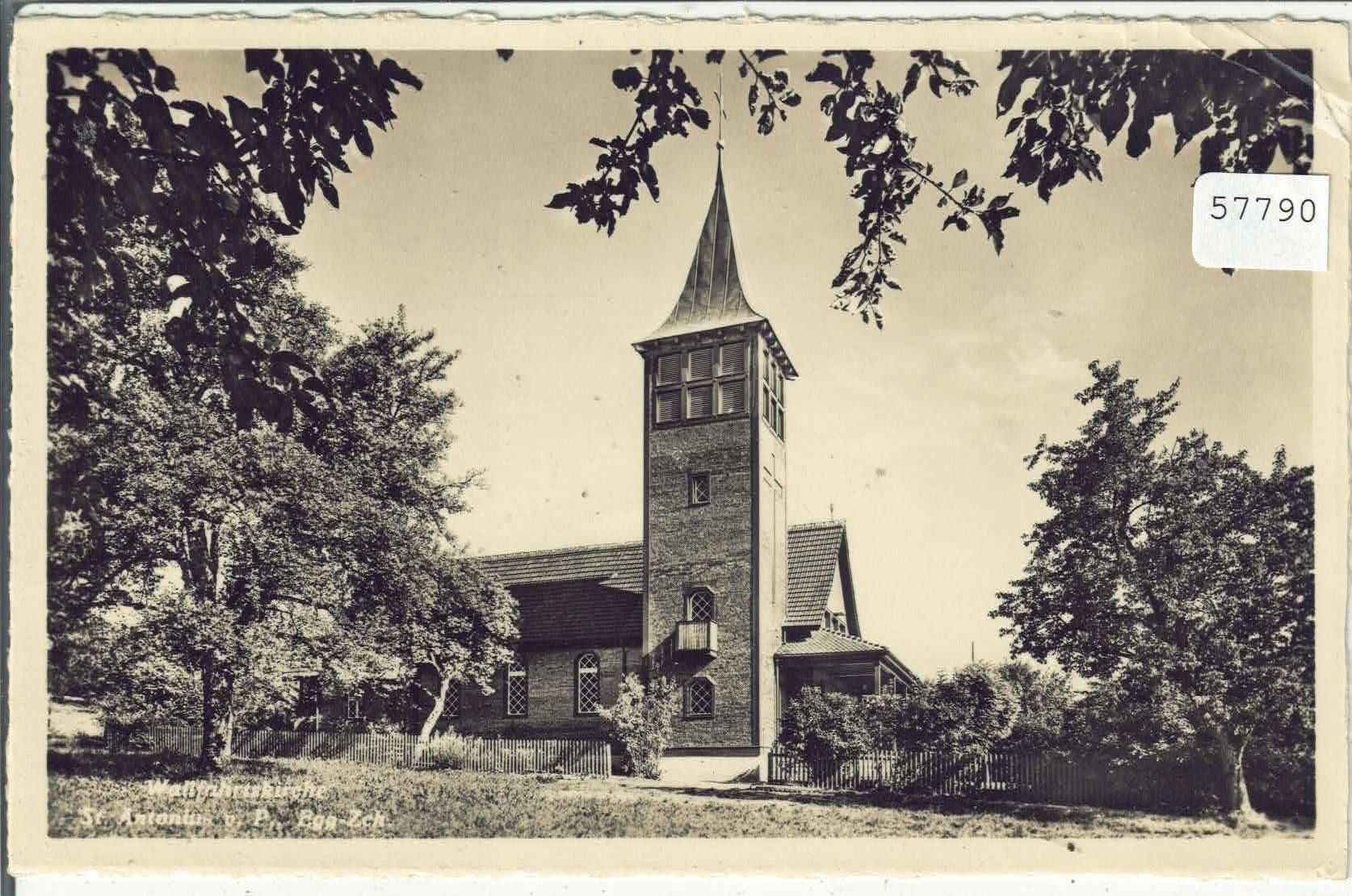 Cartoline postali: Wallfahrtskirche St. Antonius - Egg ZH – Usato da Ettingen venduto da Kartenplanet