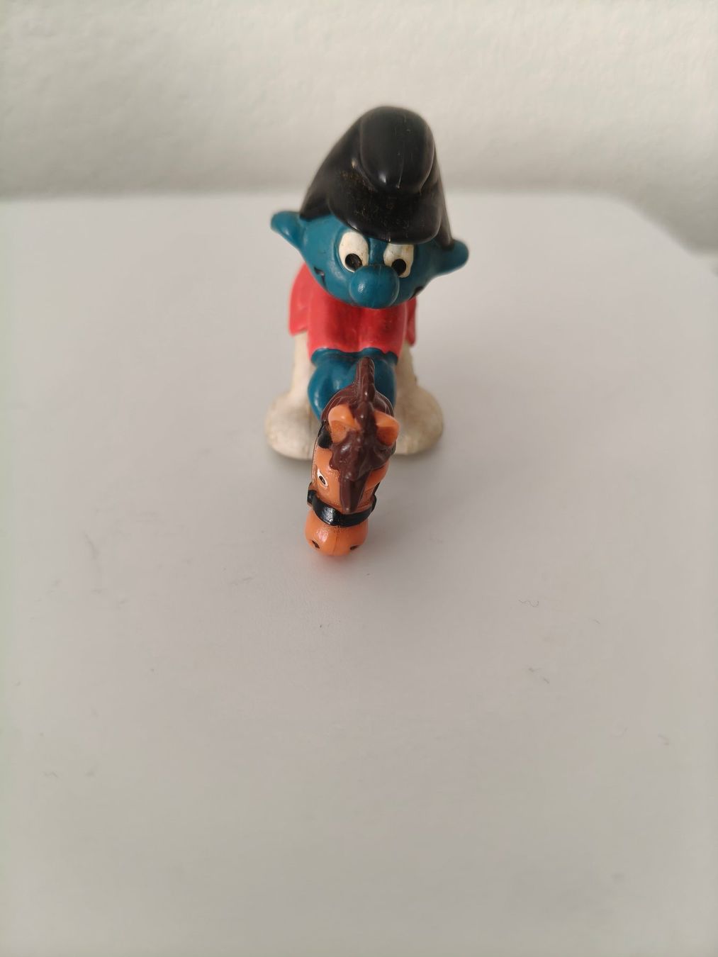 Schleich Statuette: Schlumpf Springreiter – Usato da Rothrist venduto da Stranglehold