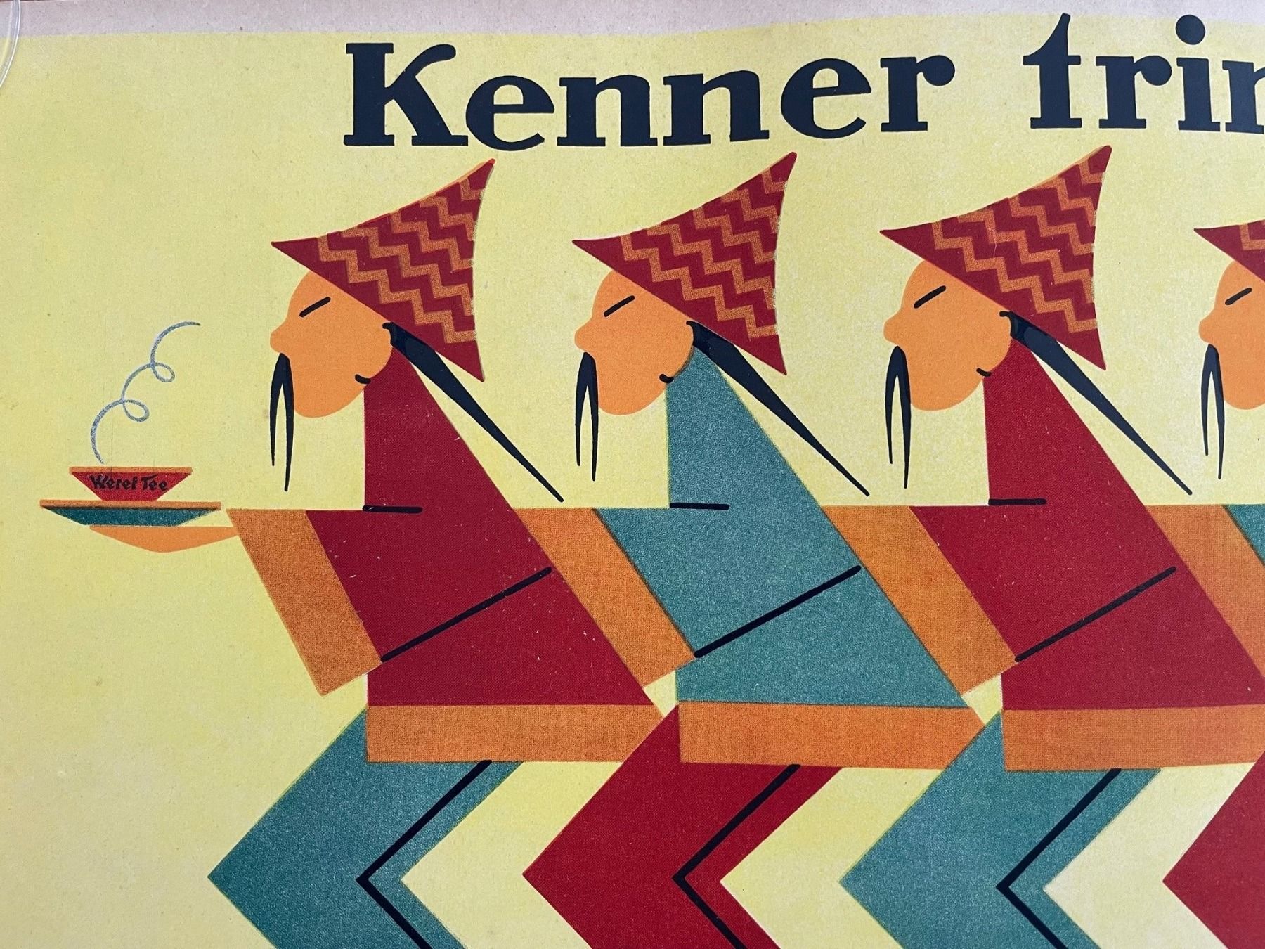 Foto & Immagini: Plakat für Weref-Tee, ca. 1930 – Usato da Dietikon venduto da Tiburon6 1
