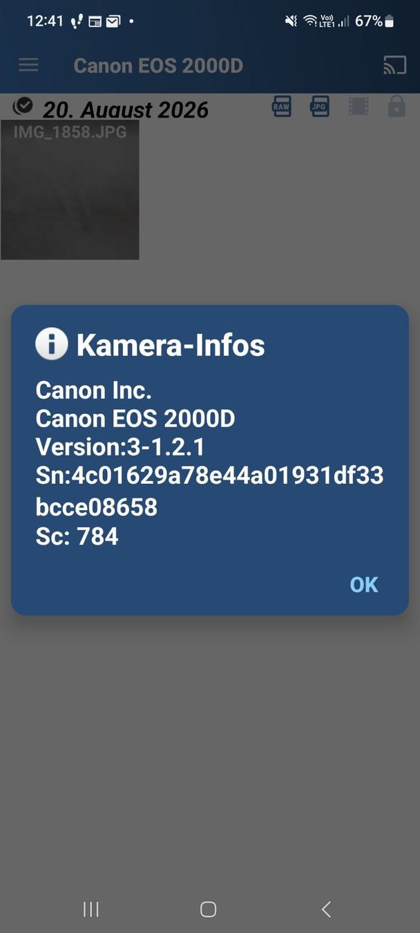 Canon Kamera: Canon Eos 2000D neuwertig mit 2 Objektive,Wlan, 24 megapixel – Neu (gemäss Beschreibung) aus Hohenrain von ML-DD 8