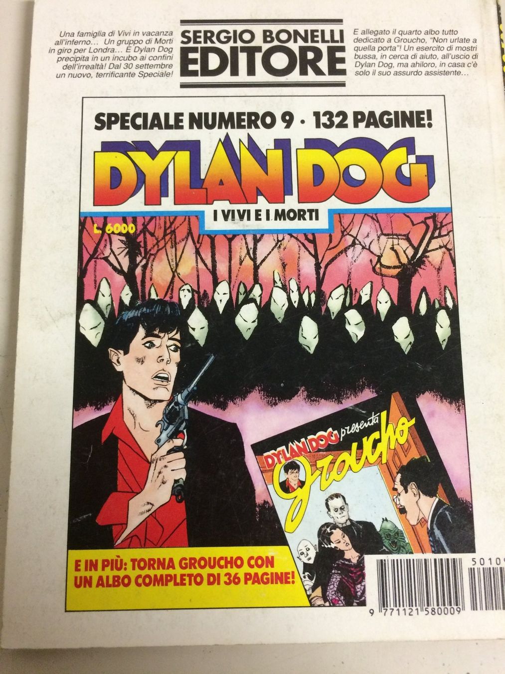 Fumetti: DYLAN DOG  # 109 IL VOLO DELLO STRUZZO  Sergio Bonelli‪ 1995 – Usato da Vezia venduto da Aquarius_Age 1