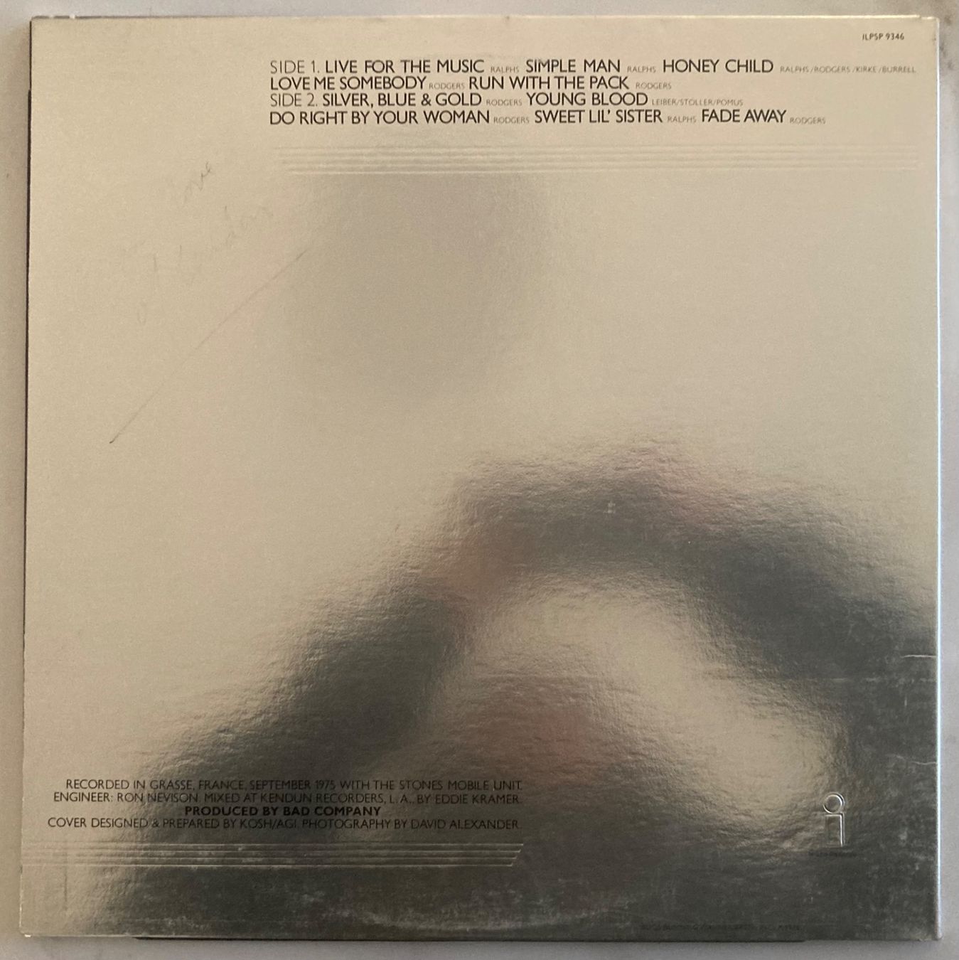 Schallplatten: BAD COMPANY - RUN WITH THE PACK – Gebraucht aus Poliez-Pittet von Newtown-Records 1