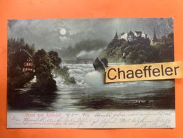 1906 Gruss vom Rheinfall