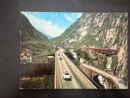 AK  1975 Teufelsbrücke und Bahn    (G3366)