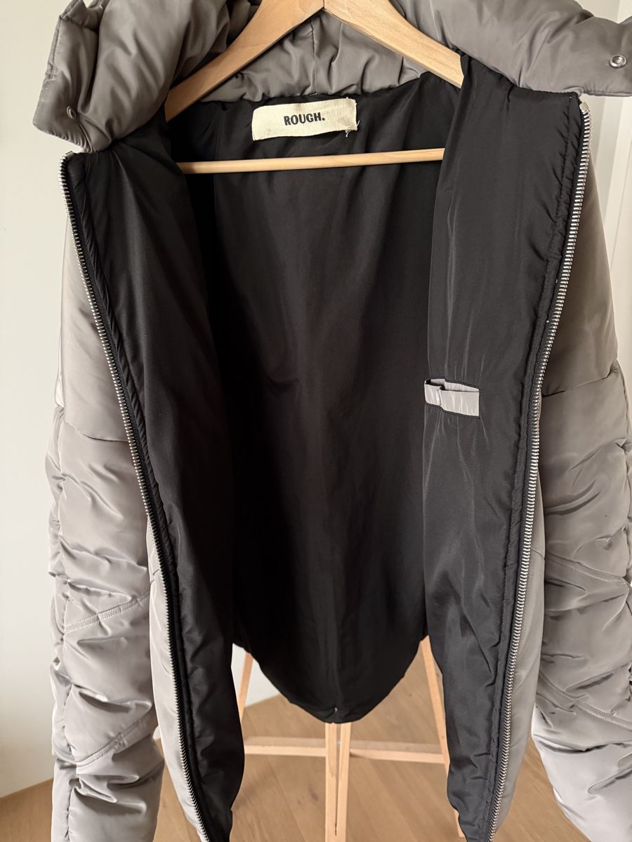 Giacche: Rough. Winterjacke, Gr. L, Grau, Kapuze – Usato da Arbon venduto da andizue 5