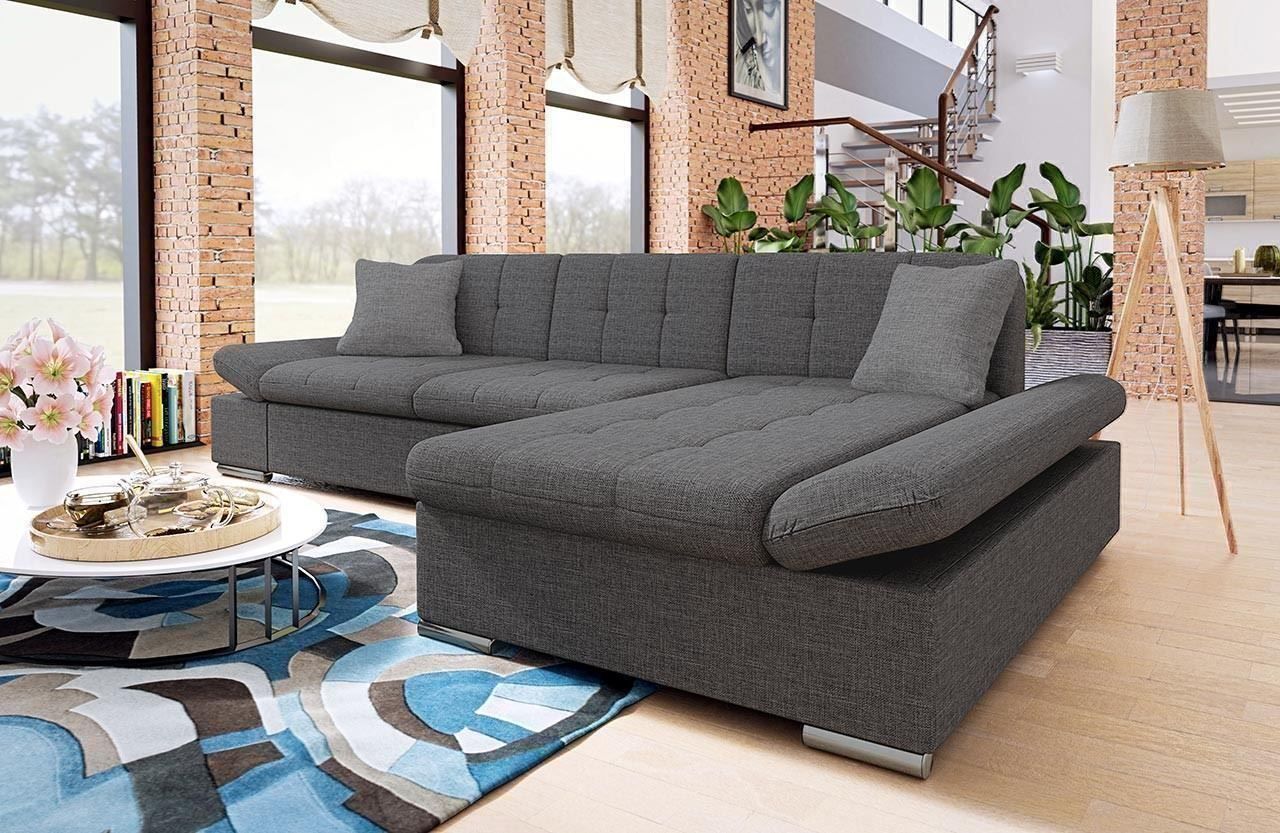 Divani: Ecksofa Wohnlandschaft mit Bettkasten und Schlaffunktion – Nuovo e nell'imballaggio originale da Wallenwil venduto da toesstal-vertrieb 2