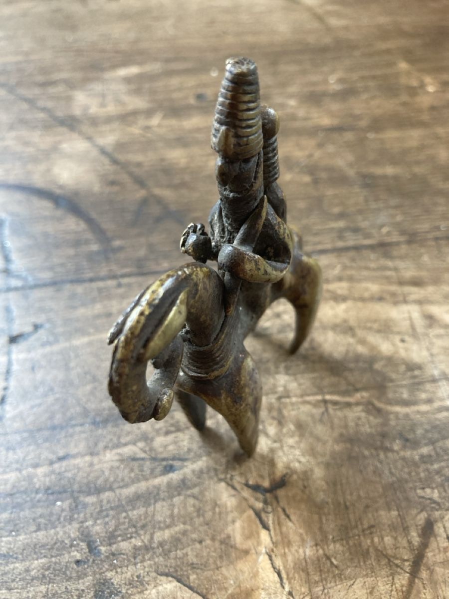 Statuette: Bronze Figur der Kotoko- Kultur – Usato da Zürich venduto da Mueschelmau 4