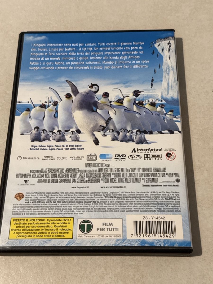 Tutti i DVDs: Happy Feet – Usato da Cadenazzo venduto da nick995 1