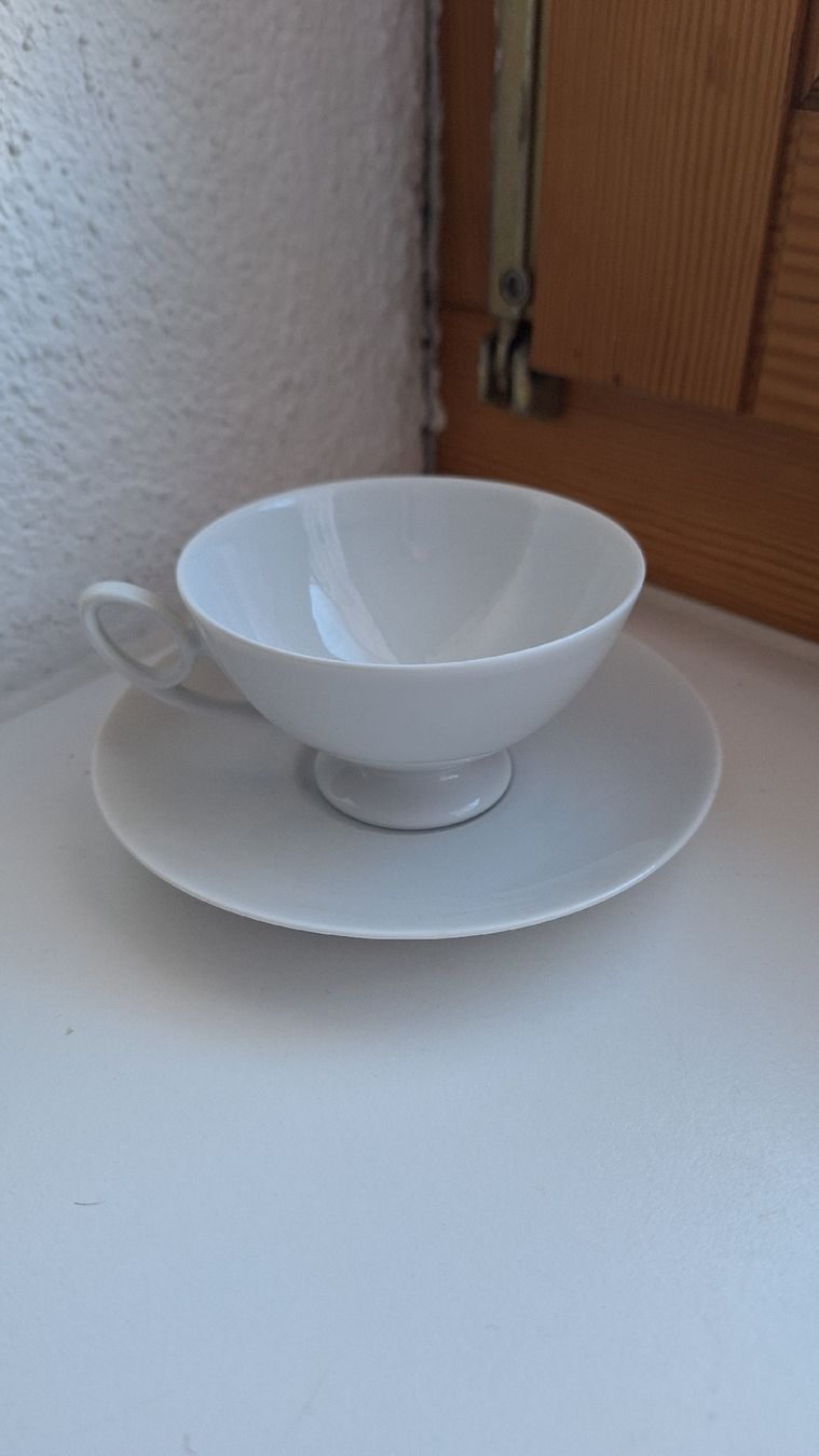 Tazze: Edle Tirschenreuth Teetasse mit Unterteller max 8 stk – Nuovo e nell'imballaggio originale da Schwarzenbach SG venduto da ct-porzellan