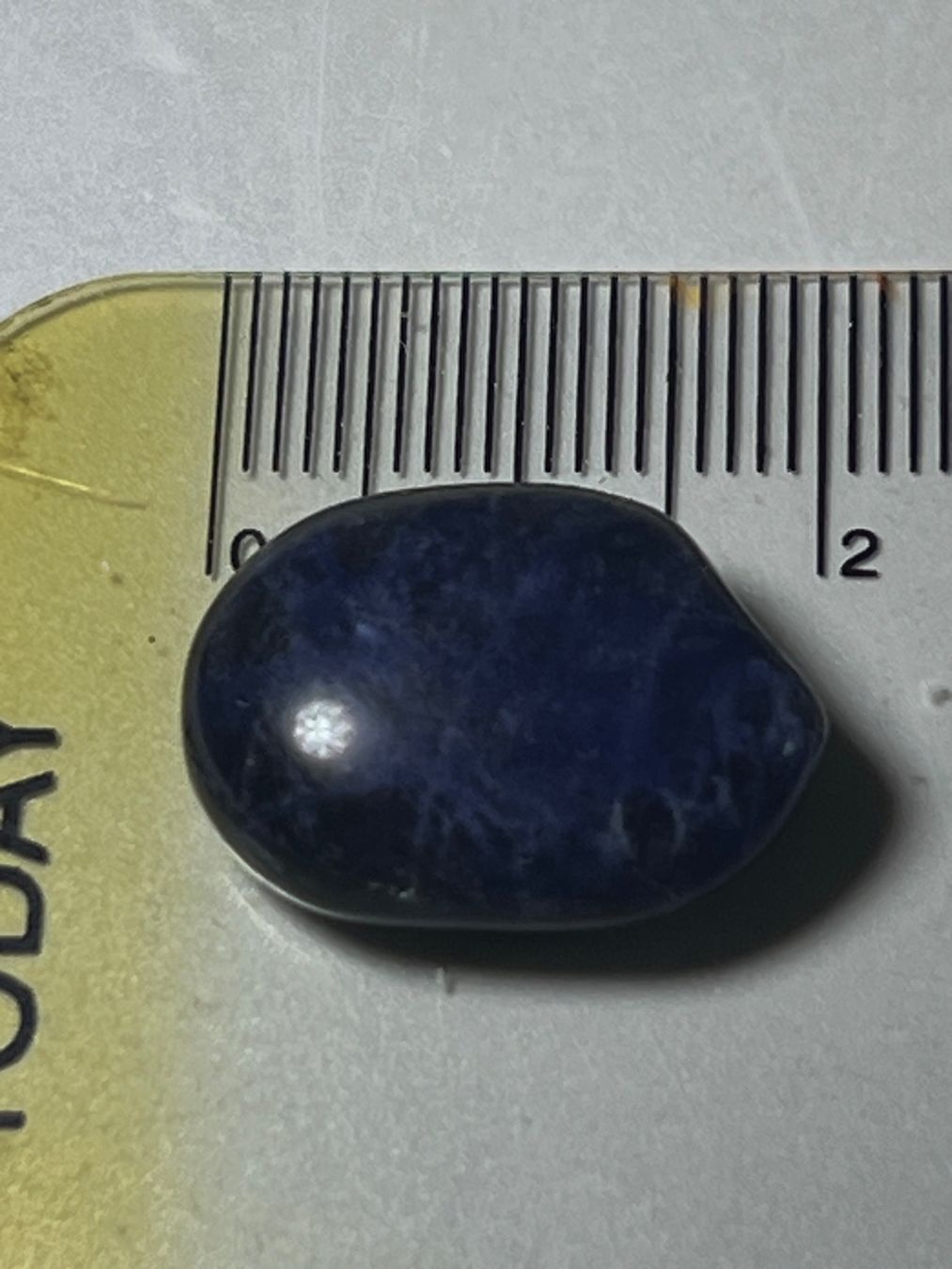 Edelsteine: Tumbled Sodalith Stein Gabochon Schliff – Gebraucht aus Bremgarten b. Bern von barny2 4