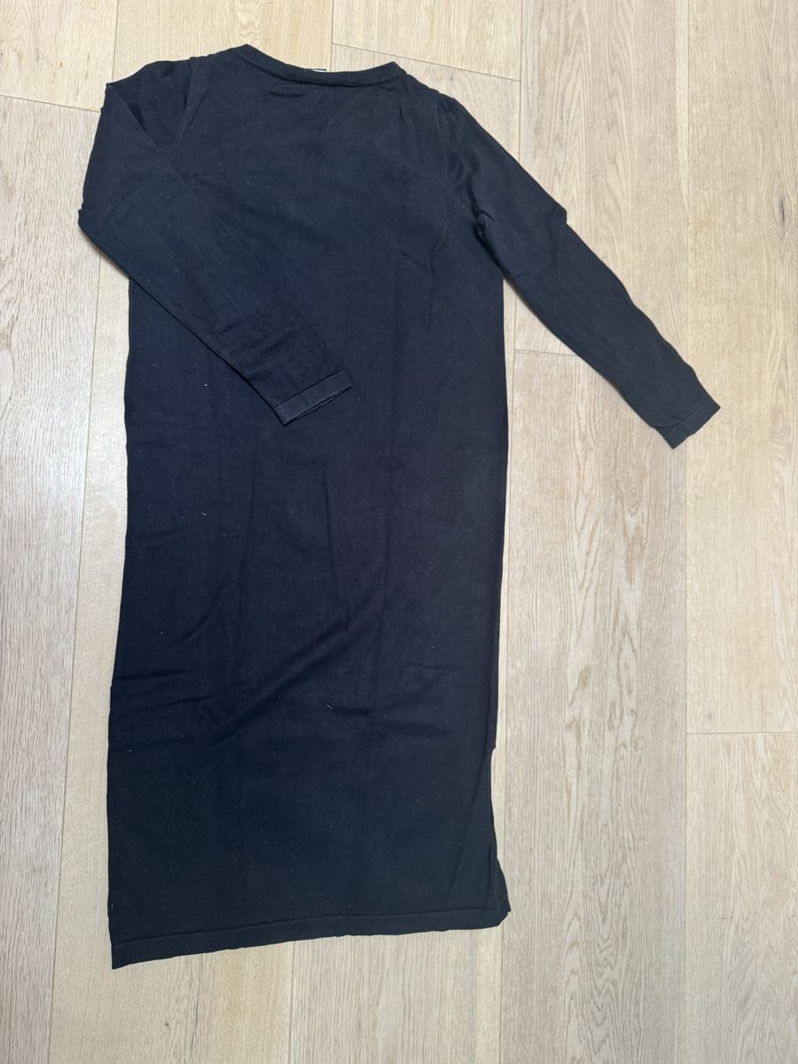 Kleider: Schwarzes Kleid von Object, Grösse L in schwarz – Gebraucht aus Winkel von Schorley 1