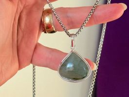Collier Labradorite ✨ bijou unique, neuf!