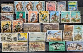 SÜDWESTAFRIKA SWA SAMMLUNG ÄLTERE BRIEFMARKEN GESTEMPELT