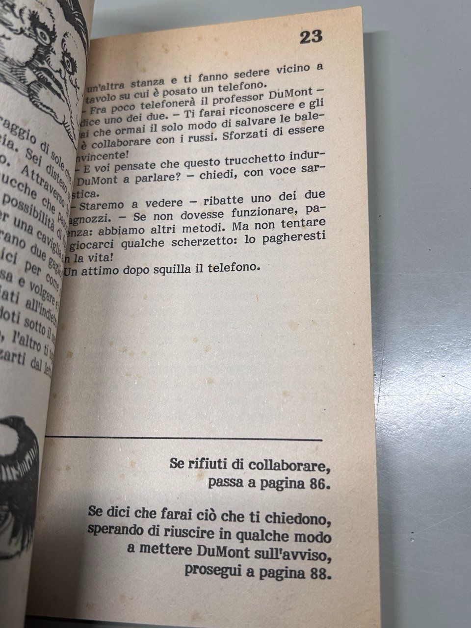 Bücher: N. 3 "Nome in codice: Giona" - Edward Packard 1987 – Gebraucht aus Giubiasco von LorisVale 3